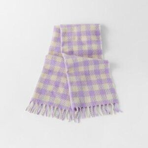Zara Kids Soft Touch Plaid Scarf